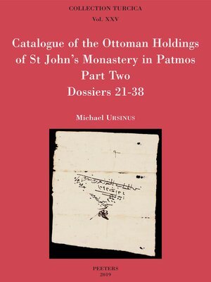 cover image of Catalogue of the Ottoman Holdings of St John's Monastery in Patmos, Part Two